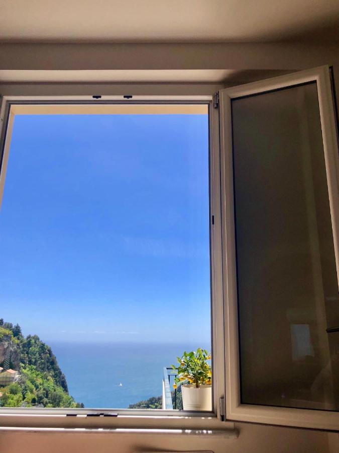 Вилла Sky House Amalfi Coast Скала Экстерьер фото